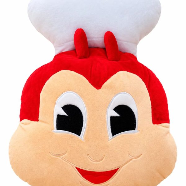 Gối bông mascot ong đỏ